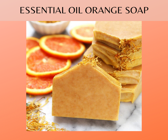 Energizing Natural Orange Soap CLEARANCE PRICE!