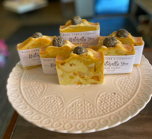 Solar Plexus Chakra Soap - With Real Pyrite Stone! LIMITED EDITION